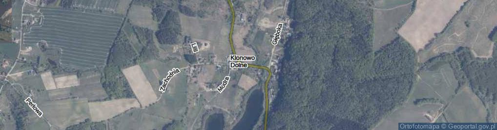 Zdjęcie satelitarne Przywidzka ul.